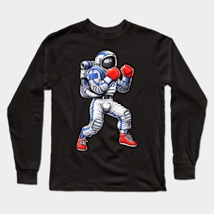 Boxing Astronaut Long Sleeve T-Shirt